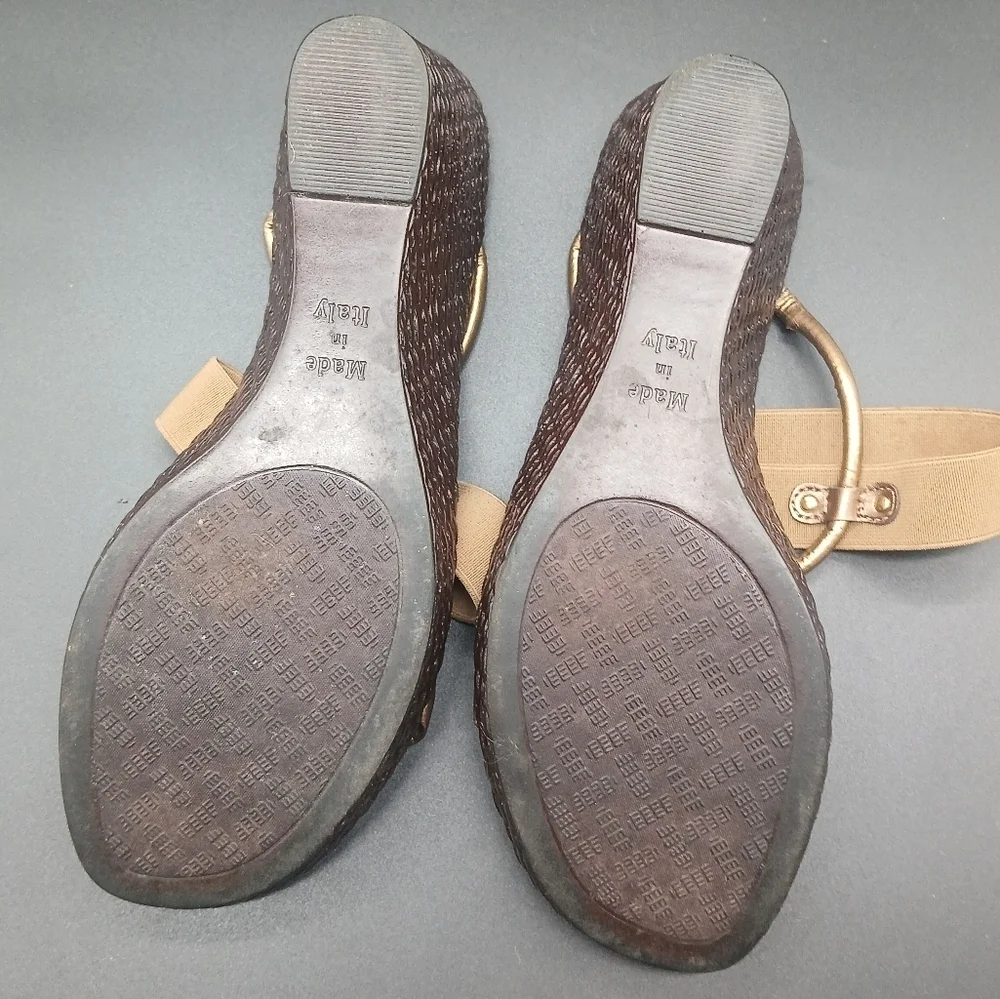 Italian Shoemaker Strappy Wedge Heels​​​